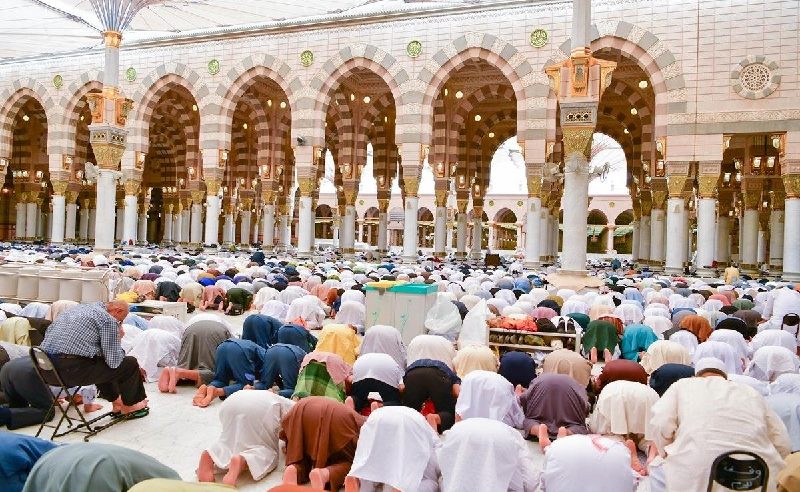 صلاة أول جمعة في العام الهجري الجديد بالمسجد النبوي