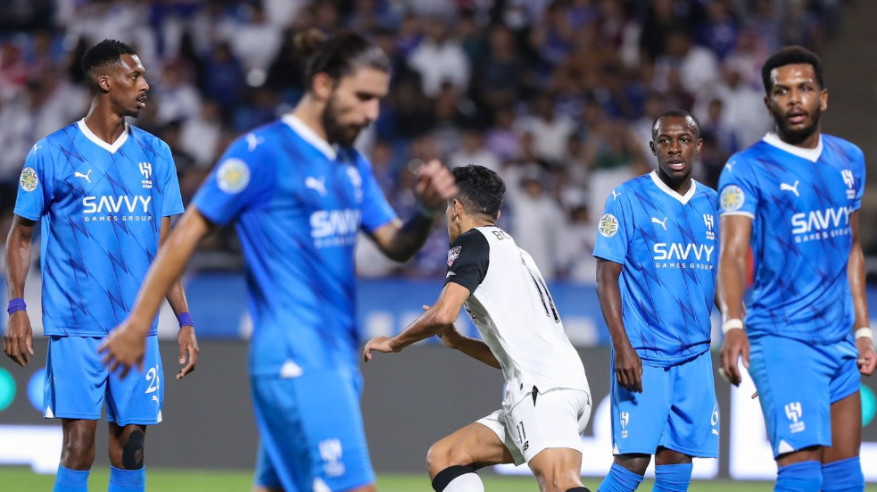 تعادل بين الهلال والسد في الشوط الأول