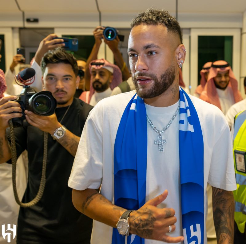 نيمار لاعب الهلال الجديد في الرياض