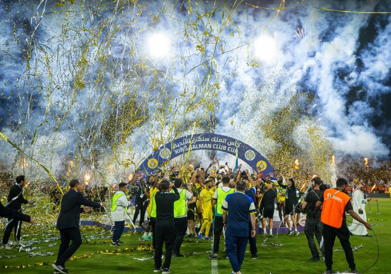 تتويج النصر بلقب كأس الملك سلمان للأندية - الهلال والنصر