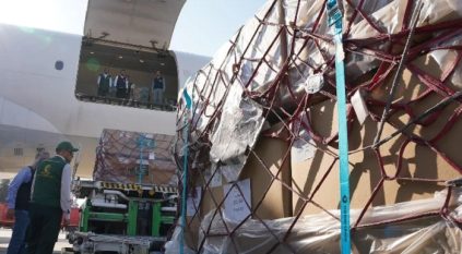 وصول الطائرة السعودية الإغاثية الـ 19 إلى تركيا