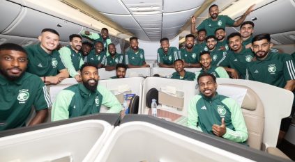 المنتخب السعودي يُغادر إلى نيوكاسل