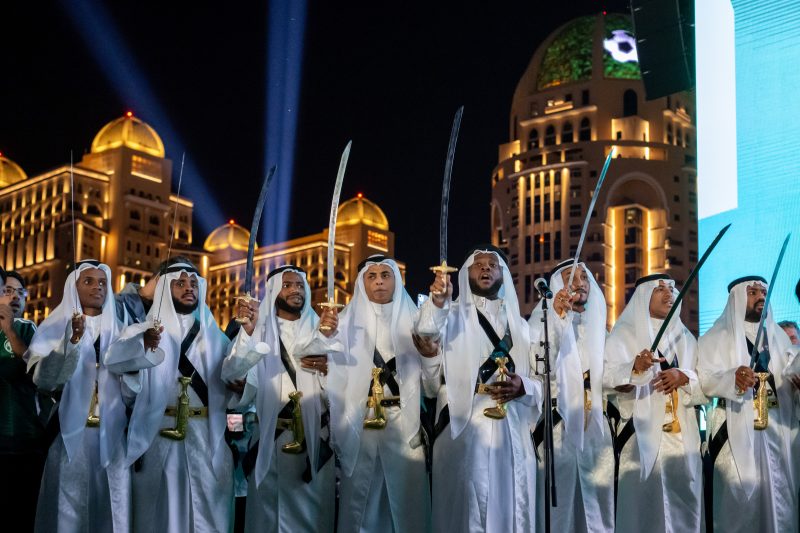 بيت صقر - الإقبال الجماهيري - جماهير المنتخب السعودي