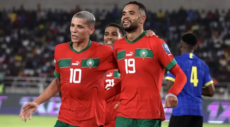 منتخب المغرب ضد تنزانيا