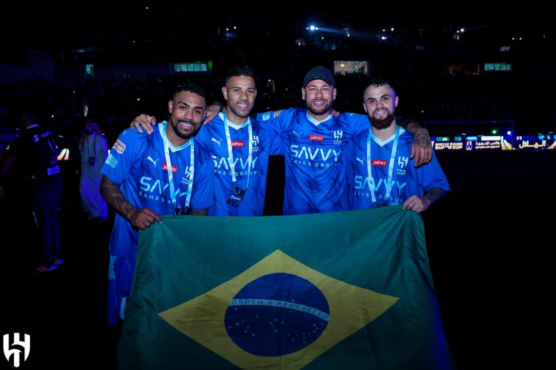 لاعبو الهلال - البرازيل