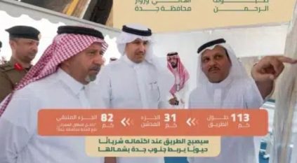 وزير النقل يفتتح الحركة المرورية على الطريق الدائري الثاني بجدة