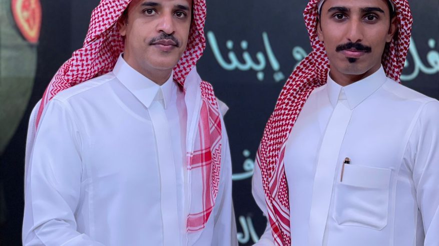 علي الزهراني يحتفل بتخرج حفيده من كلية الملك عبدالله للدفاع الجوي