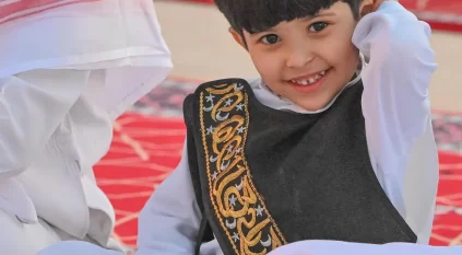 لقطات توثق مظاهر فرحة العيد في عيون أطفال عرعر