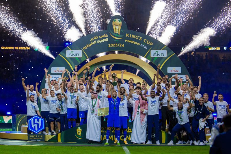 تتويج الهلال بلقب كأس الملك - كأس خادم الحرمين الشريفين موسم 2023/2024