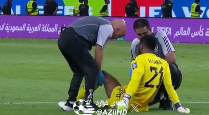 إصابة محمد العويس في العضلة الخلفية بعد مباراة السعودية والأردن