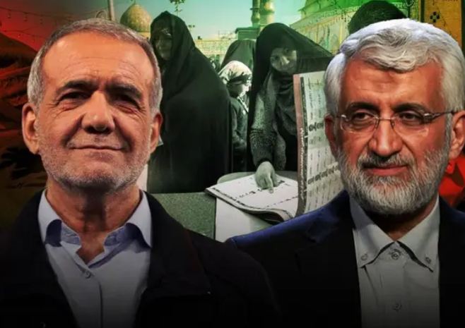 جولة إعادة بين بيزشكيان وجليلي في الانتخابات الرئاسية الإيرانية