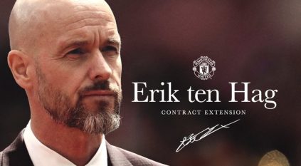 رسميًا .. إريك تين هاج باق في مانشستر يونايتد حتى 2026