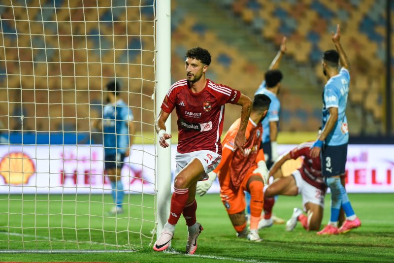 وسام أبو علي - الأهلي ضد بيراميدز - ترتيب الدوري المصري