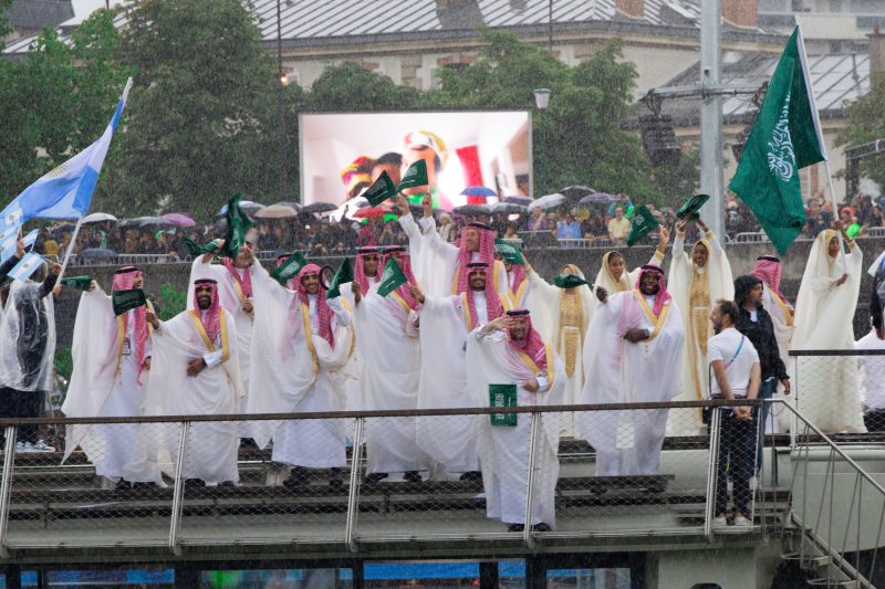 الوفد السعودي - حفل افتتاح دورة الألعاب الأولمبية - أولمبياد باريس 2024