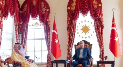 أردوغان يستقبل فيصل بن فرحان ويبحثان سبل تعزيز العلاقات الثنائية