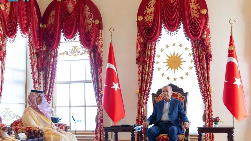 أردوغان يستقبل فيصل بن فرحان ويبحثان سبل تعزيز العلاقات الثنائية