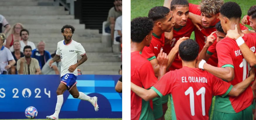 موعد مباراة منتخب المغرب الأولمبي ضد أمريكا في ربع نهائي أولمبياد باريس 2024