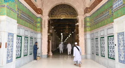 انسيابية وتنظيم حركة الزوار بالمسجد النبوي