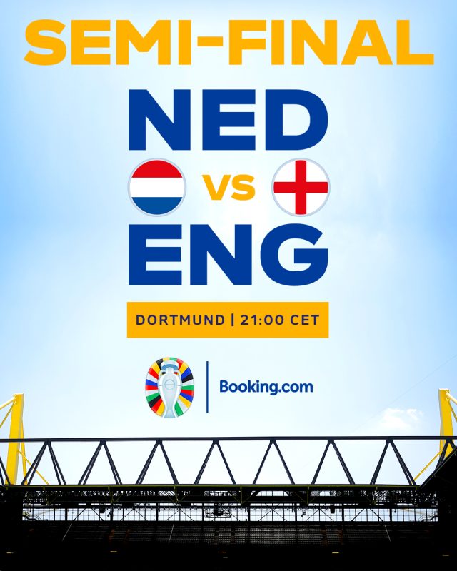 موعد مباراة إنجلترا وهولندا - نصف نهائي اليورو