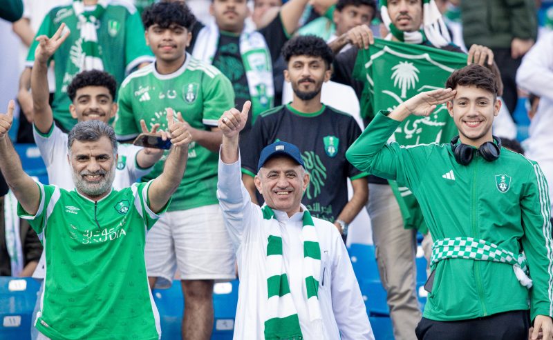 جماهير الأهلي السعودي - الهلال والأهلي - السوبر السعودي