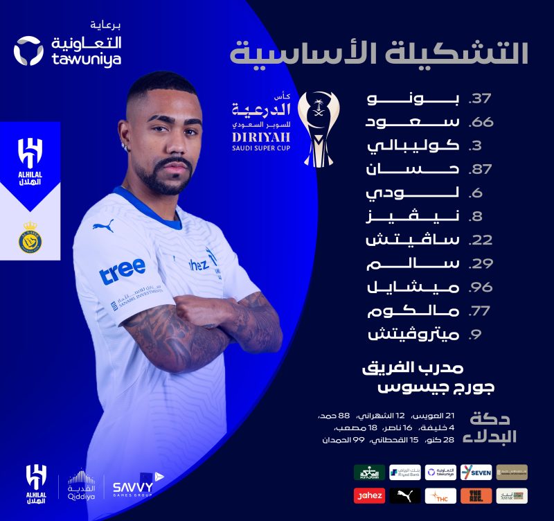 تشكيل الهلال لمواجهة النصر