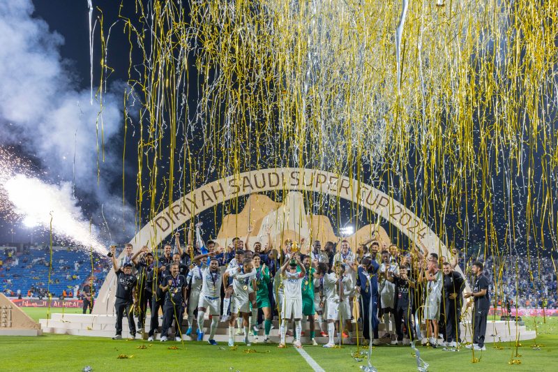 تتويج الهلال - بـ كأس الدرعية لـ السوبر السعودي - الهلال والنصر