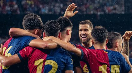 فيكتور يمنح الفوز لـ برشلونة ضد ريال مدريد