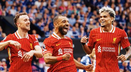 محمد صلاح يقود ليفربول لتجاوز إيبسويتش تاون