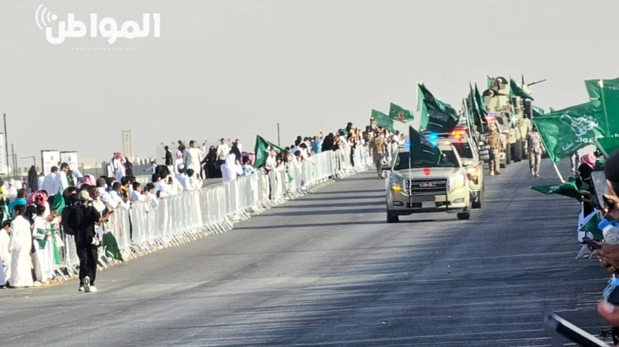 مسيرة استعراضية لرئاسة الحرس الملكي في الرياض