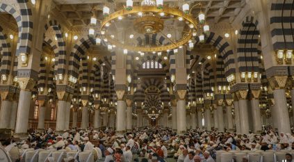 أكثر من 9,700,000 مصلٍّ في المسجد النبوي خلال الـ10 الأولى من رمضان