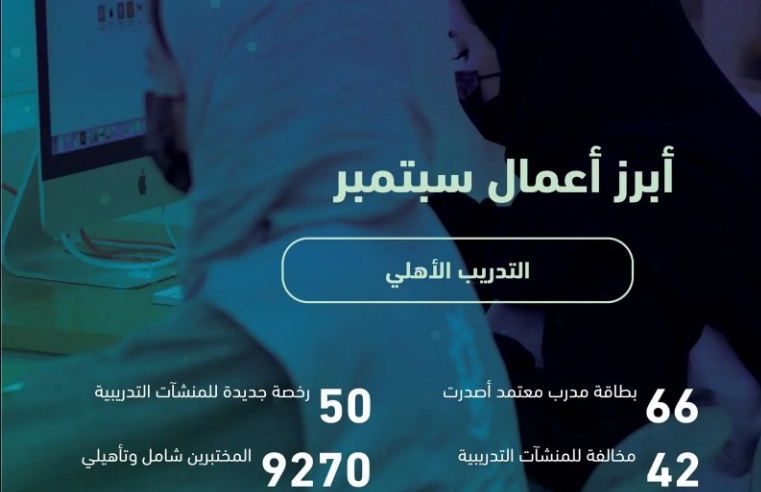 التدريب التقني: إصدار 50 رخصة لمنشآت تدريب أهلية جديدة