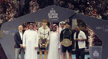 الإيطالي سينر يتربع على عرش بطولة “The six Kings Slam” في الرياض