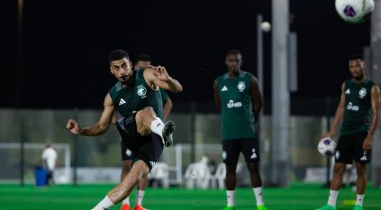 المنتخب السعودي يواصل استعداداته والبريكان يغيب