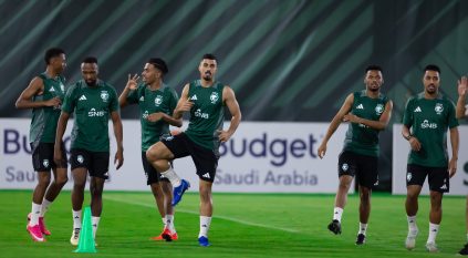 المنتخب السعودي يواصل استعداداته ومجرشي يُشارك