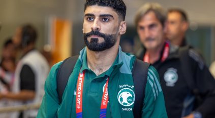 لقطات من وصول المنتخب السعودي لملعب الجوهرة