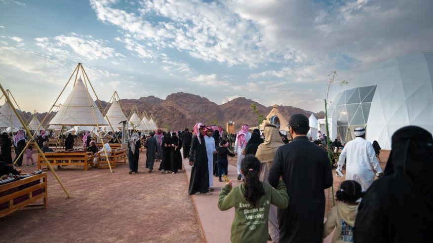 مهرجان وادي السلف في حائل يجذب الزوّار بفعالياته المتنوعة