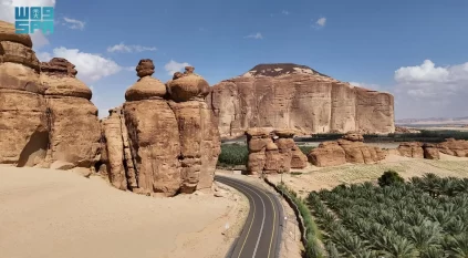 جبل الحوارة .. شاهد على تاريخ العُلا وجمالها الطبيعي