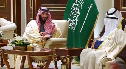 حديث ودي يجمع محمد بن سلمان ومشعل الصباح