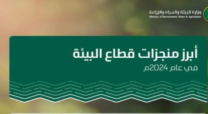 الإستراتيجية الوطنية للبيئة تحقق نقلة نوعية في السعودية