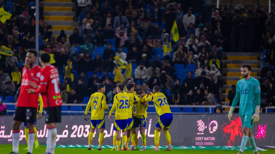 النصر يواصل انتصاراته بثنائية ضد الرائد