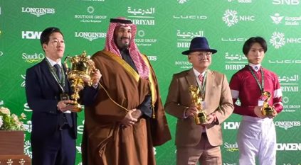 ولي العهد يشرف حفل سباق ⁧كأس السعودية⁩ 2025 ويكرم الفريق الفائز