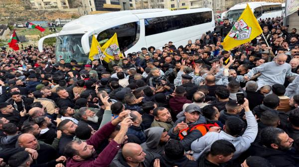 الإفراج عن 183 أسيرًا فلسطينيًّا ضمن اتفاق وقف إطلاق النار في غزة