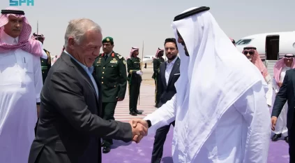 ملك الأردن يصل جدة