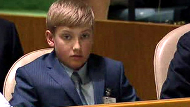 ‫لماذا حضر هذا الصبي جلسة الأمم المتحدة ؟
