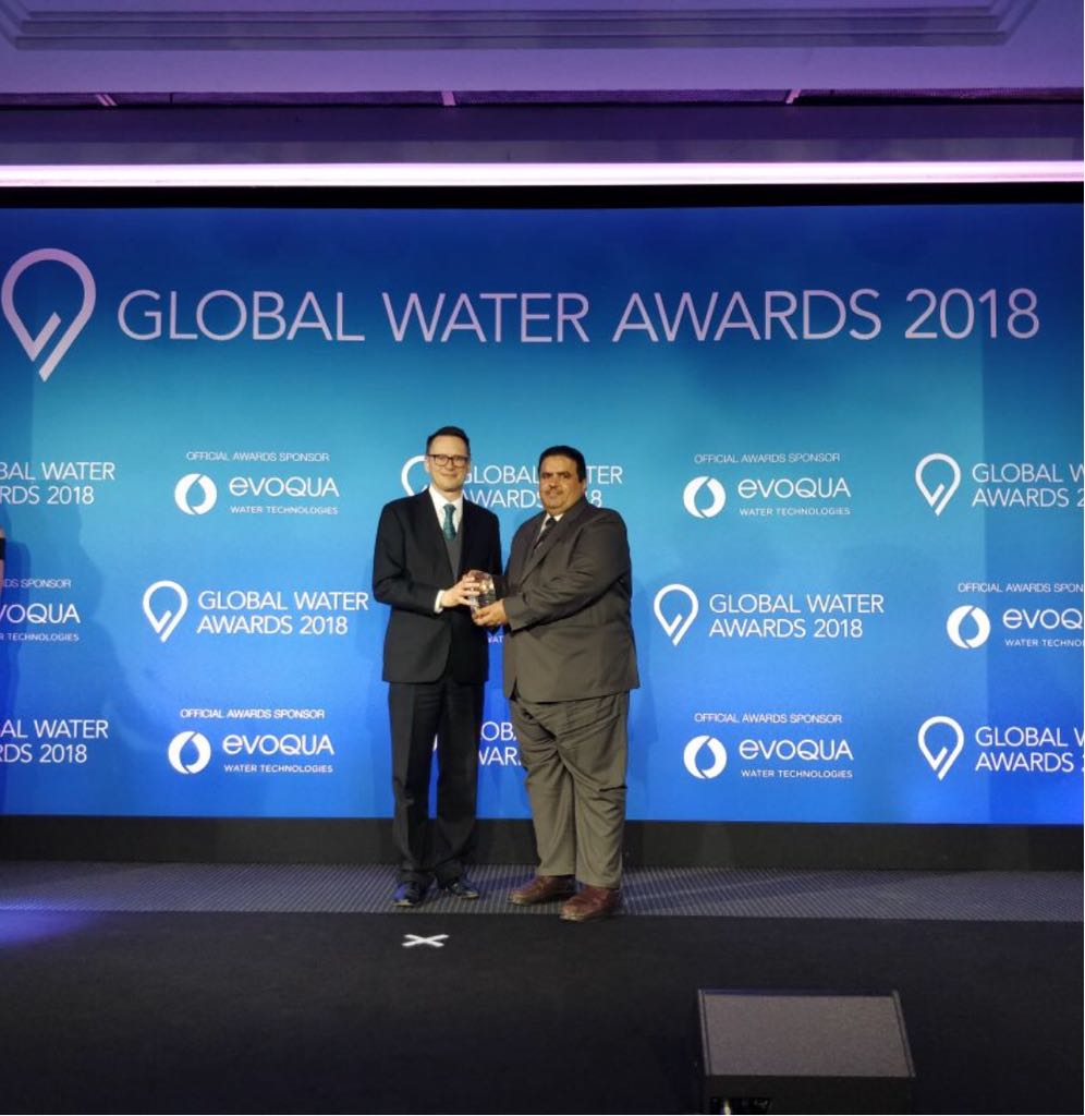 بالفيديو.. المياه الوطنية تفوز بجائزة عالمية لأفضل مشروع مياه ذكي 2018