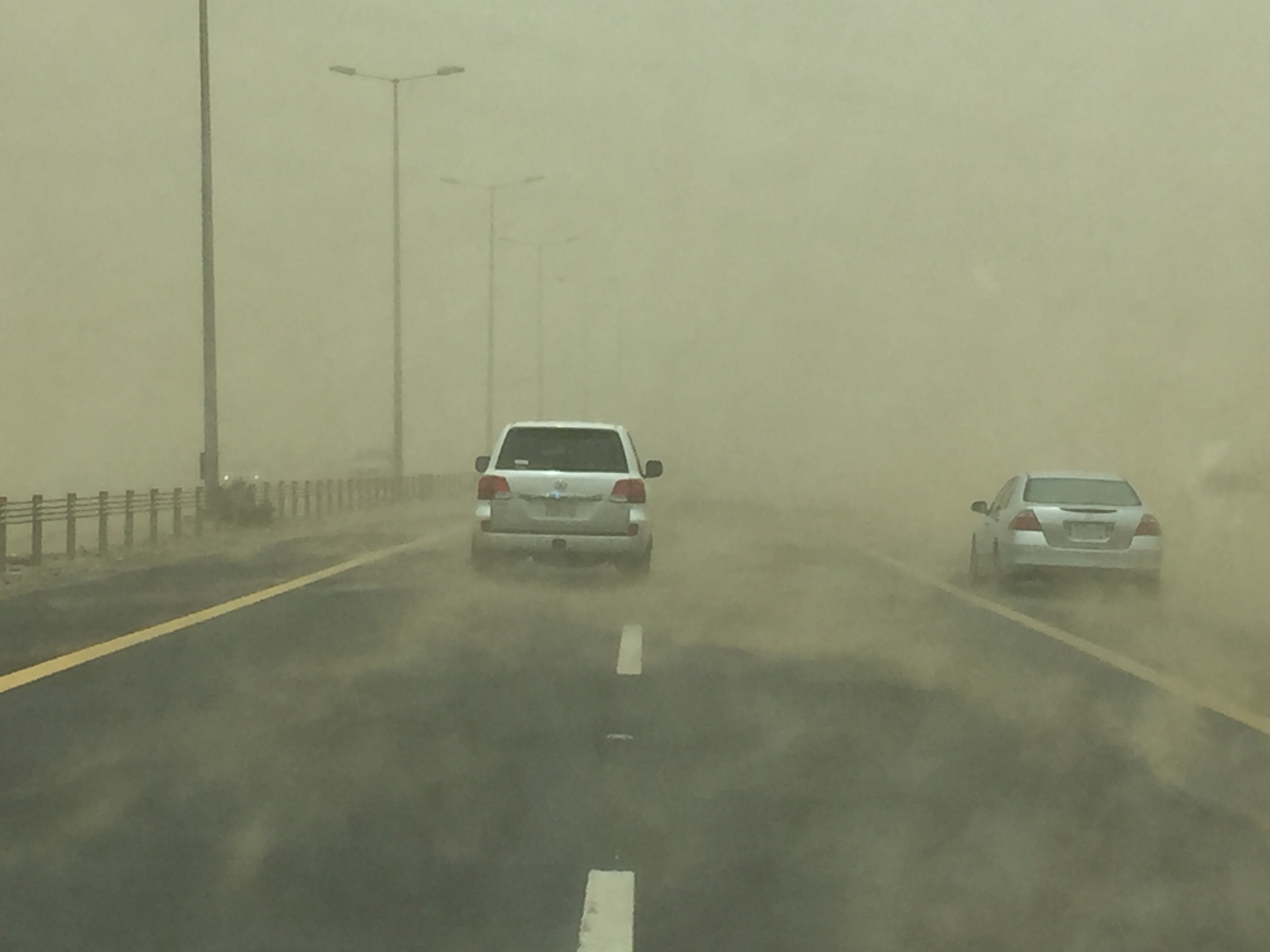 الأرصاد تحذر من موجة غبار على الشمالية .. والمسند: عراقية تزحف نحو الجوف