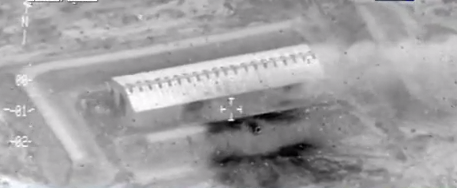 بالفيديو .. لقطات تظهر قصف الطيران العراقي لمواقع داعش