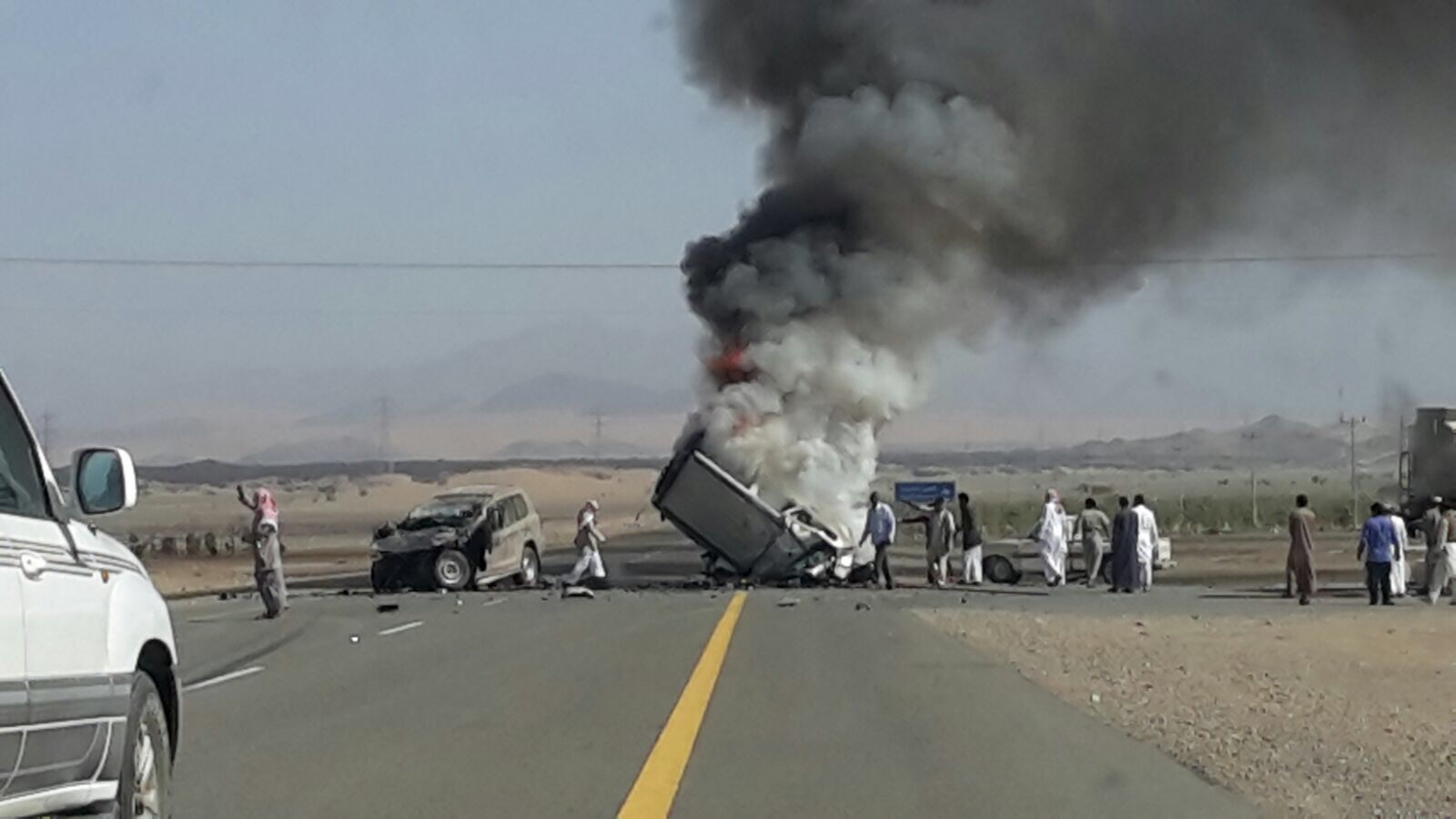 في حادث مأساوي .. مصرع 5 معلمات شرق أملج