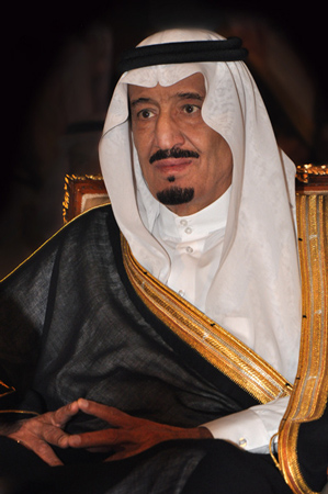 الأمير سلمان يشارك في تنصيب السيسي