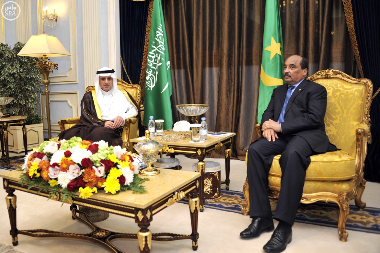 #عادل_الجبير يناقش التنسيق في المواقف السياسية مع الرئيس الموريتاني